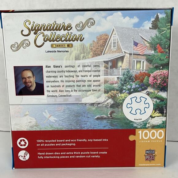 Signature Collection Jigsaw Puzzle Lakeside Memories 1000 Pc. Series II - Picture 6 of 7